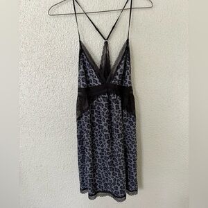 Victoria’s Secret cheetah print slip dress night gown